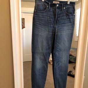 Madewell tulip cut jeans